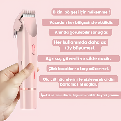 CalmCarry™ - 2'si 1 arada kadın vücut tıraş makinesi